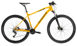 Bicicleta MTB Hardtail Kross Level 2.0 29 inch galbena Shimano Cues