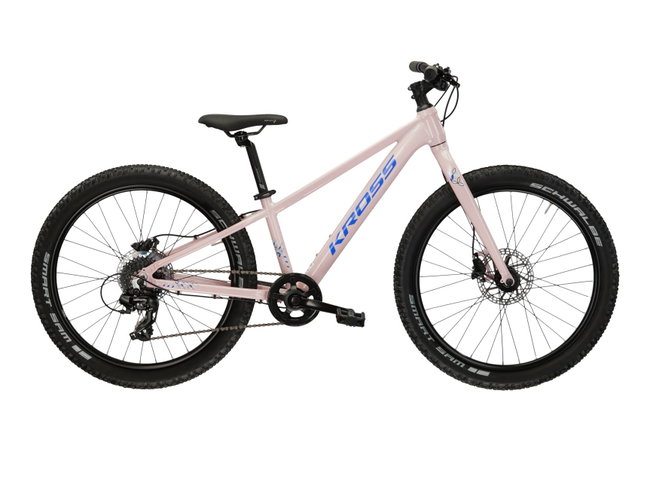 Bicicleta Copii Kross LEA JR 2.0 24 inch roz Shimano Tourney