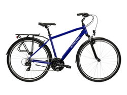 Bicicleta Trekking Kross Trans 1.0 28 inch bleumarin Shimano Tourney