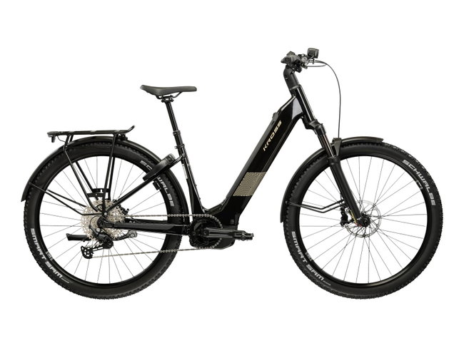 Bicicleta Electrica MTB Kross Influx HYB SUV LS 4.0 800 29 inch neagra Shimano Deore