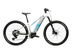 Bicicleta Electrica MTB Kross Influx HYB 5.0 800 29 inch argintie SRAM Eagle