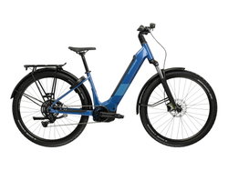 Bicicleta Electrica MTB Kross Influx HYB SUV LS 2.0 600 29 inch albastra Shimano Cues