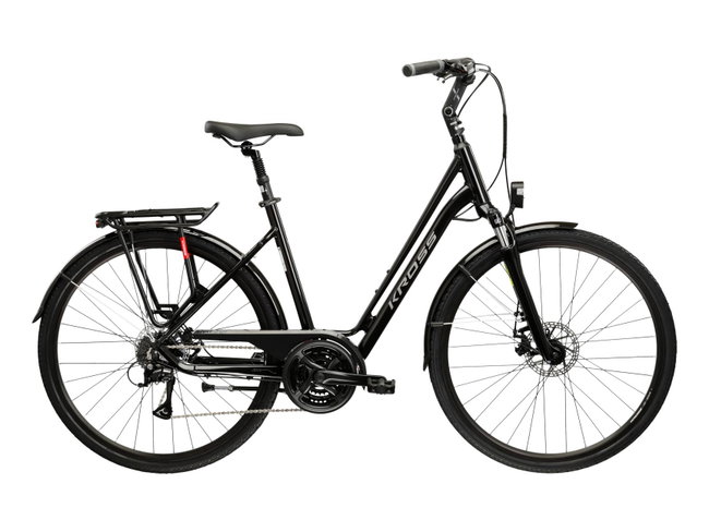 Bicicleta Urban Kross Sentio 3.0 28 inch neagra Shimano Acera