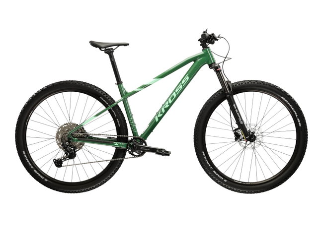 Bicicleta MTB Hardtail Kross Level 5.0 29 inch verde Shimano Cues