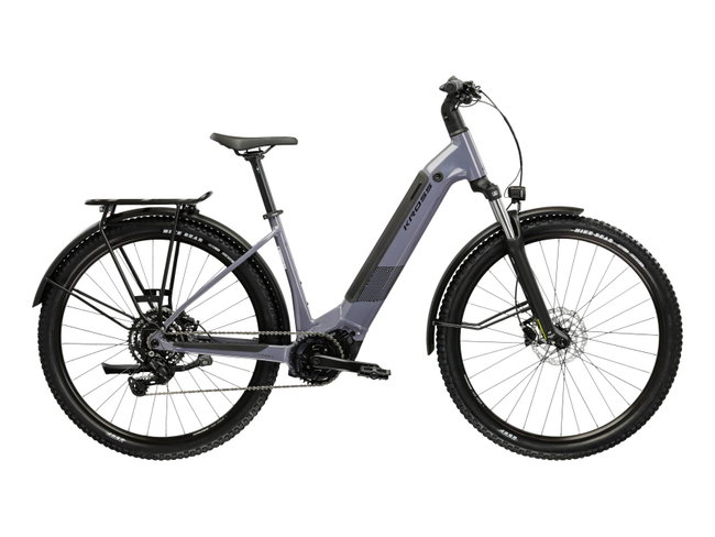 Bicicleta Electrica MTB Kross Influx HYB SUV LS 1.0 820 29 inch gri Shimano Cues