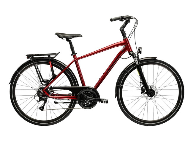 Bicicleta Urban Kross Trans 4.0 28 inch rosie Shimano Acera