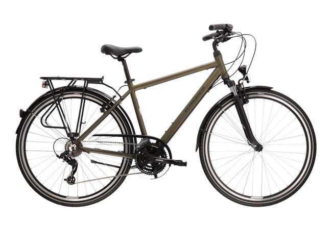 Bicicleta Urban Kross Trans 2.0 PP 28 inch kaki