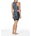 TYR Costum Trisuit Femei cu fermoar Gri-Roz