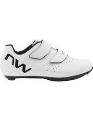 Pantofi ciclism sosea copii Northwave Sonic Junior - alb/negru