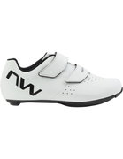 Pantofi ciclism sosea copii Northwave Sonic Junior - alb/negru