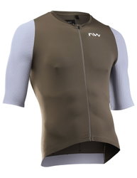 Tricou ciclism Northwave Extreme Evo - gri deschis | UPF50+