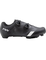 Pantofi ciclism MTB XC Northwave Striker - negru/gri | talpă carbon