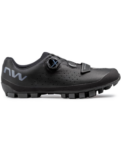 Pantofi MTB XC Northwave Hammer Plus - negru/gri închis | off-road