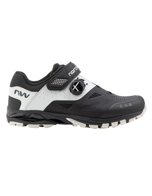 Pantofi ciclism MTB Northwave Spider Plus 3 - negru/gri | grip Michelin