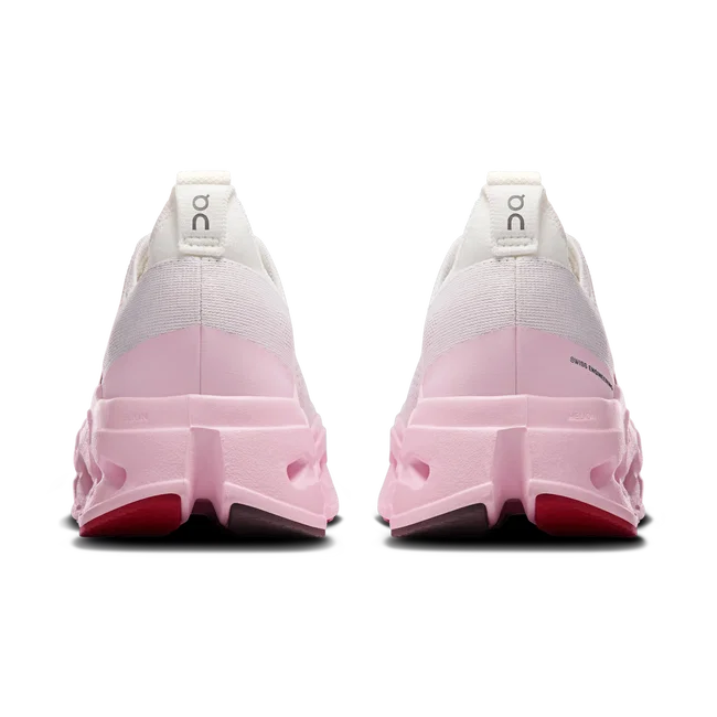 Pantofi alergare On Cloudsurfer Max W - amortizare maximă - Ivory | Peony