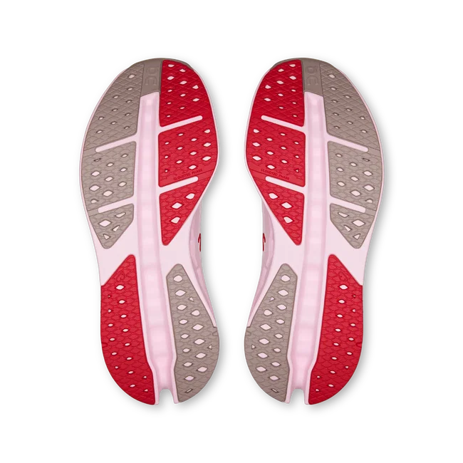 Pantofi alergare On Cloudsurfer Max W - amortizare maximă - Ivory | Peony