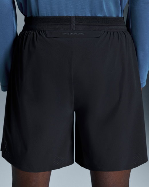 Pantaloni scurți On 7" Performance Shorts - negru | stretch 4 direcții