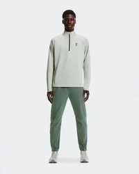 Pantaloni alergare On Core Pants - olive | ușori și elastici