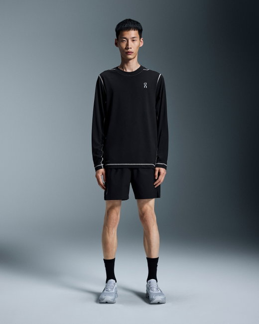 Pantaloni scurți On 5" Core Shorts - negru | stretch 4 direcții