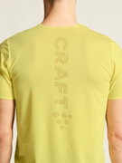 Tricou alergare Craft Race Day SS Tee 2 - galben | ultraușor performanță