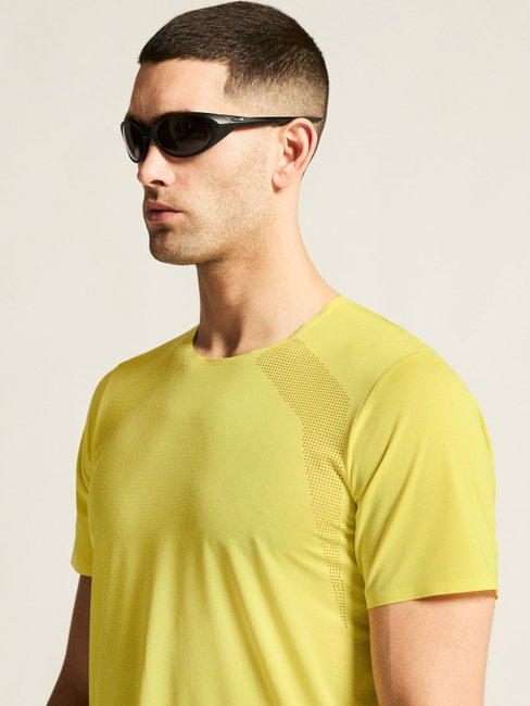 Tricou alergare Craft Race Day SS Tee 2 - galben | ultraușor performanță