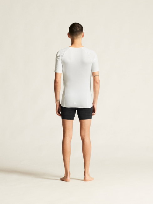 Tricou Craft Pro Dry Nanoweight SS - alb | strat de bază ultraușor
