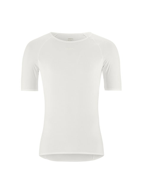 Tricou Craft Pro Dry Nanoweight SS - alb | strat de bază ultraușor