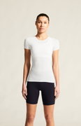 Tricou femei Craft Pro Dry Nanoweight SS - alb | strat de bază ultraușor
