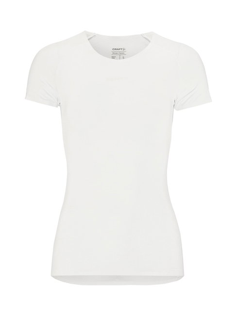 Tricou femei Craft Pro Dry Nanoweight SS - alb | strat de bază ultraușor