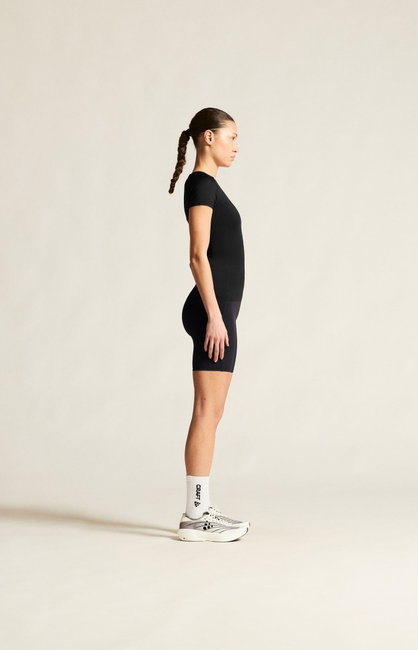 Tricou femei Craft Pro Dry Nanoweight SS - negru | strat de bază ultraușor