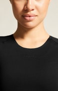 Tricou femei Craft Pro Dry Nanoweight SS - negru | strat de bază ultraușor