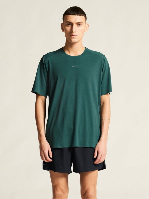 Tricou alergare Craft Hypervent Tee - verde | ventilație maximă