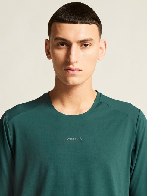 Tricou alergare Craft Hypervent Tee - verde | ventilație maximă