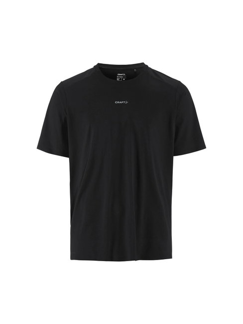 Tricou alergare Craft Hypervent Tee - negru | ventilație maximă