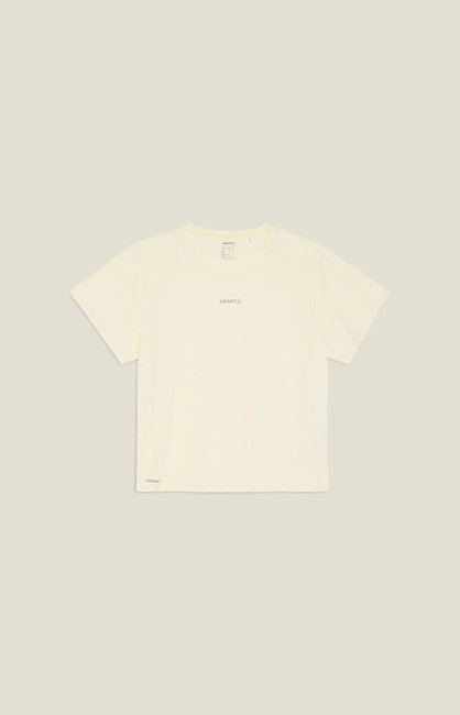 Tricou alergare Craft Hypervent Tee W - alb | ventilație perforată
