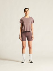 Tricou alergare Craft Hypervent Tee W - mov | ventilație perforată