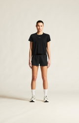 Tricou alergare Craft Hypervent Tee W - negru | ventilație perforată