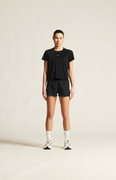 Tricou alergare Craft Hypervent Tee W - negru | ventilație perforată