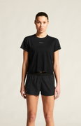 Tricou alergare Craft Hypervent Tee W - negru | ventilație perforată