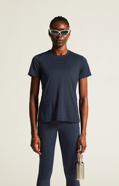 Tricou alergare Craft ADV Essence SS Tee 2 - albastru | poliester reciclat
