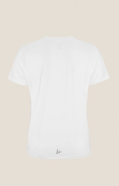 Tricou alergare Craft ADV Essence SS Tee 2 - alb | poliester reciclat