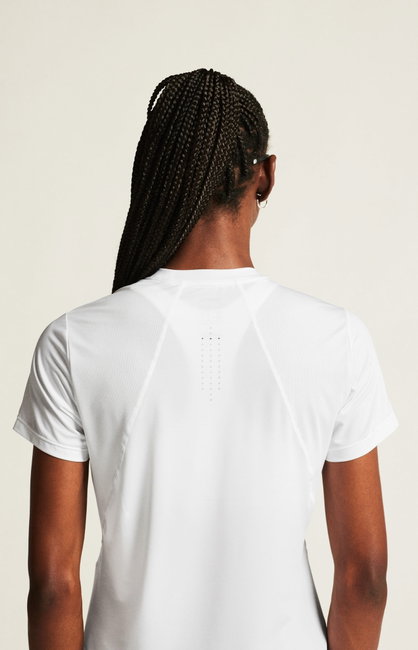 Tricou alergare Craft ADV Essence SS Tee 2 - alb | poliester reciclat