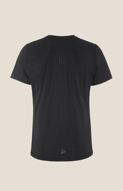 Tricou alergare Craft ADV Essence SS Tee 2 - negru | poliester reciclat