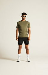 Tricou alergare Craft ADV Essence SS Tee 2 - verde | poliester reciclat