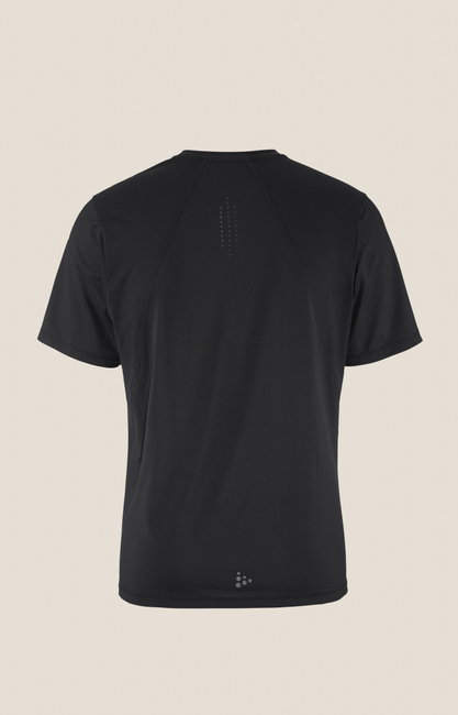 Tricou alergare Craft ADV Essence SS Tee 2 - negru | poliester reciclat