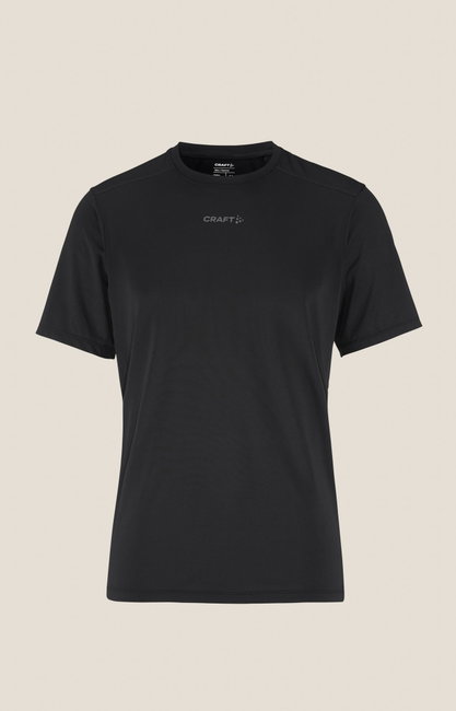 Tricou alergare Craft ADV Essence SS Tee 2 - negru | poliester reciclat