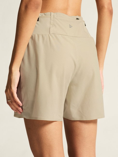 Pantaloni scurți trail Craft Pro Trail Shorts - bej | running femei