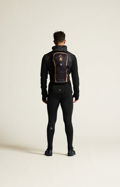 Colanți trail Craft Pro Trail Tights 2 - negru | poliamidă reciclată