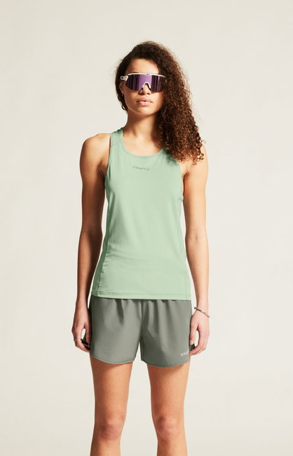 Maiou alergare Craft ADV Essence Singlet 2 - verde | femei