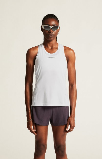Maiou alergare Craft ADV Essence Singlet 2 - alb | femei